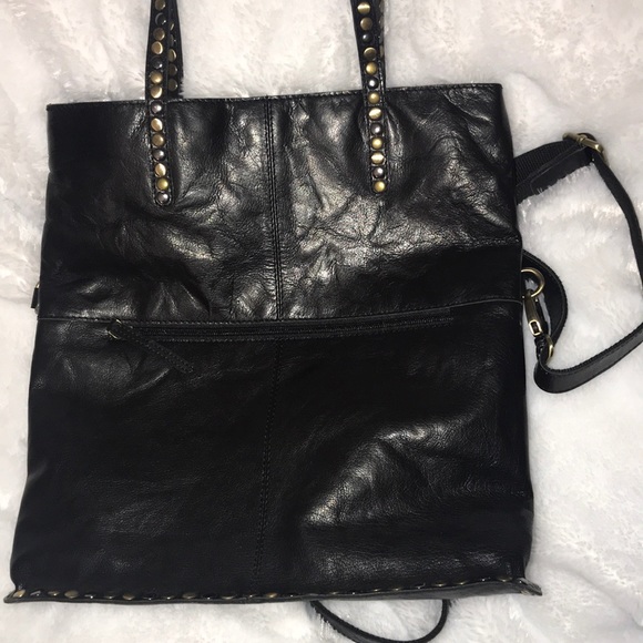Faux leather bag with multiple tone studs - Picture 6 of 7